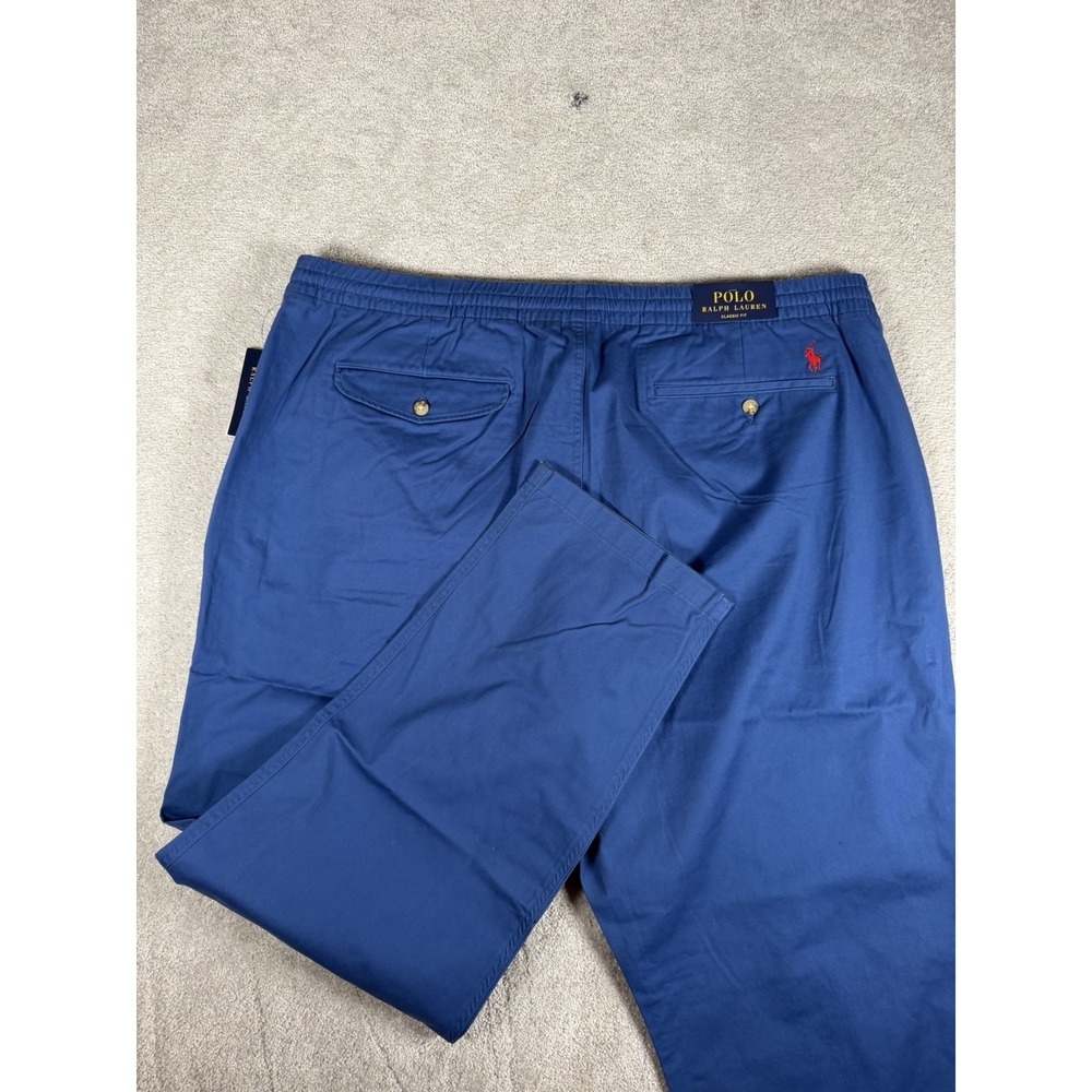 NWT Polo Ralph Lauren Elastic Waistband Pants Stretch Classic Fit Men's 3LT $125